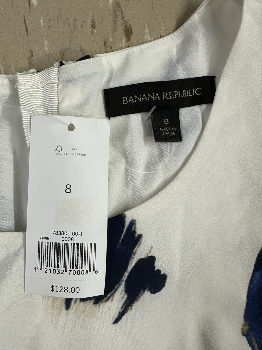 Banana Republic Floral Print Dress Size 8 image indicator(2)