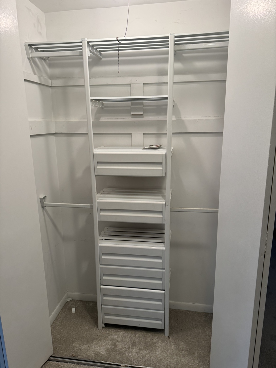 White Closet Organizer