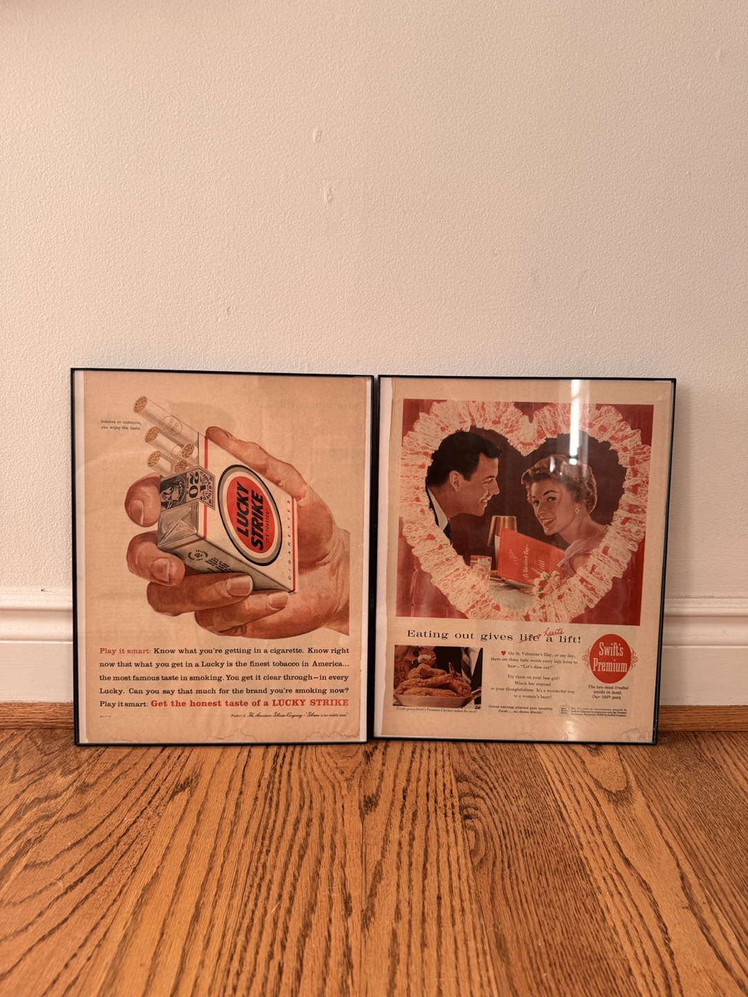 Vintage Framed Advertisements