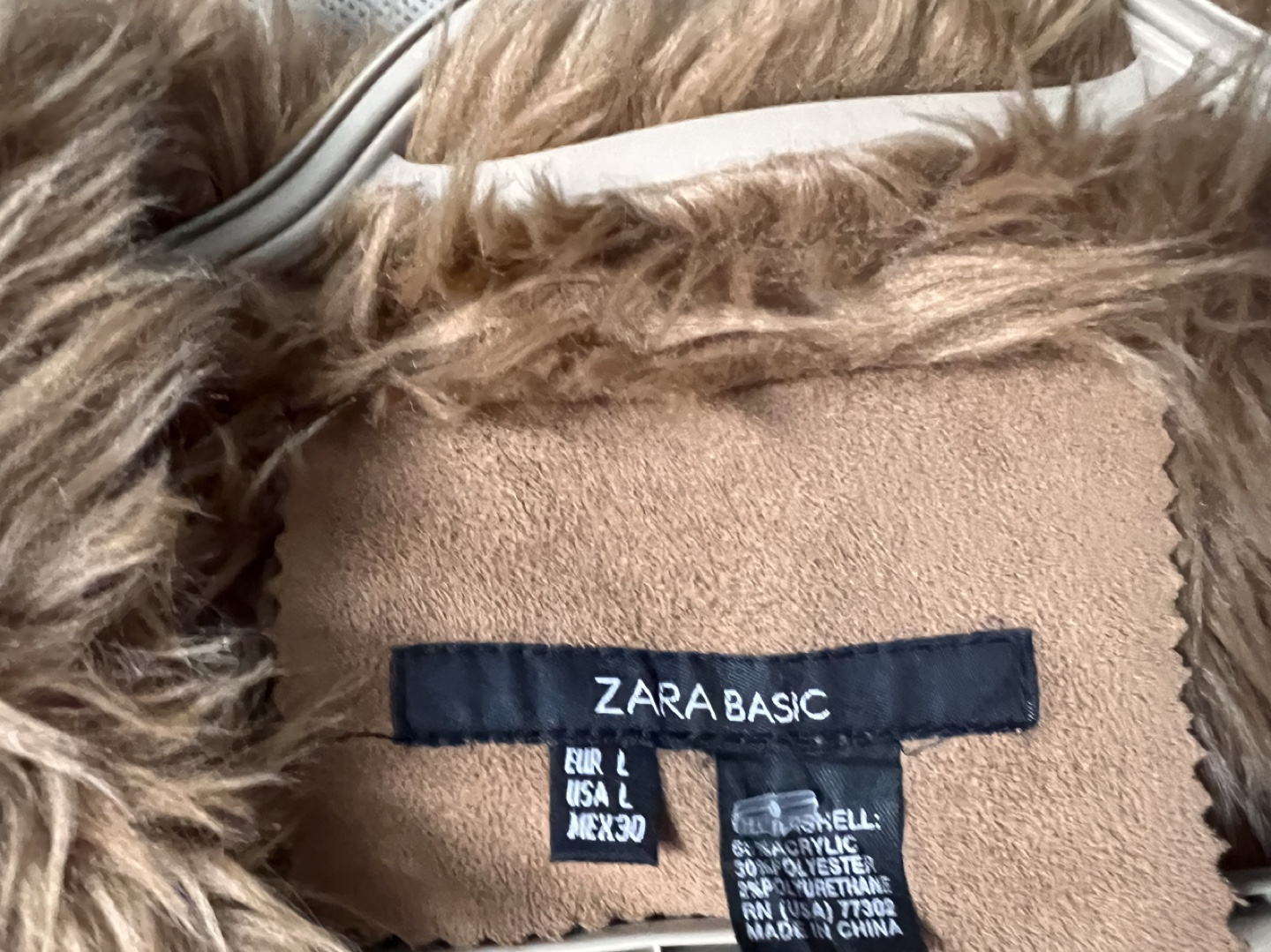 Zara Basic Faux Fur Jacket - photo 2