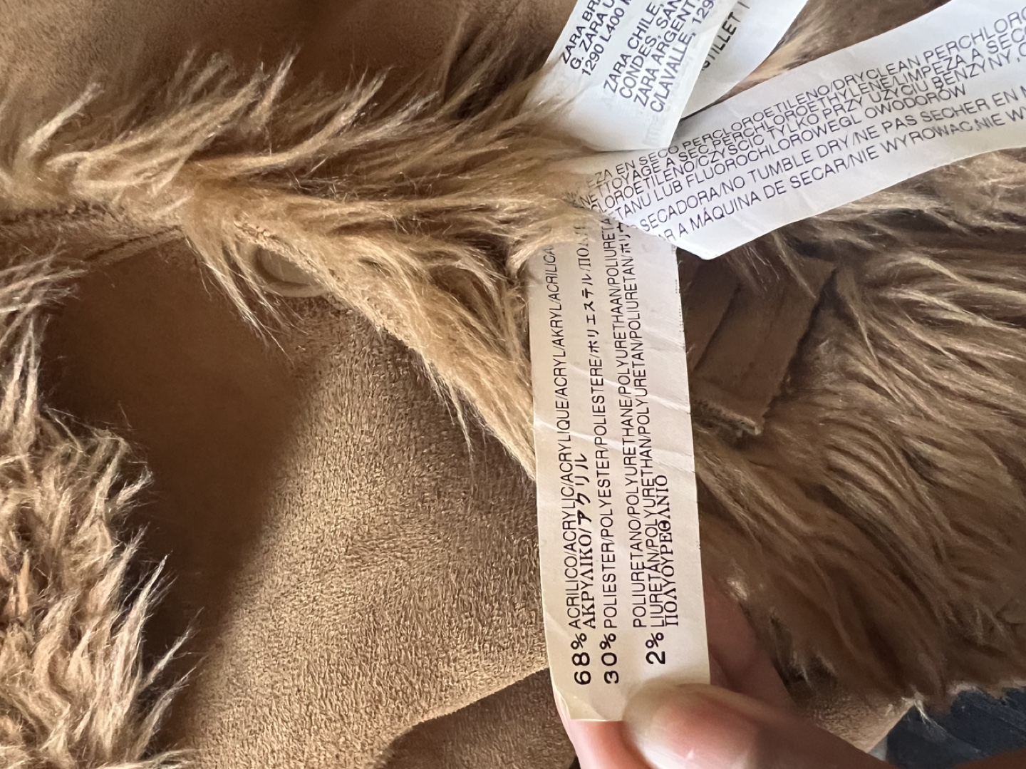 Zara Basic Faux Fur Jacket - photo 5