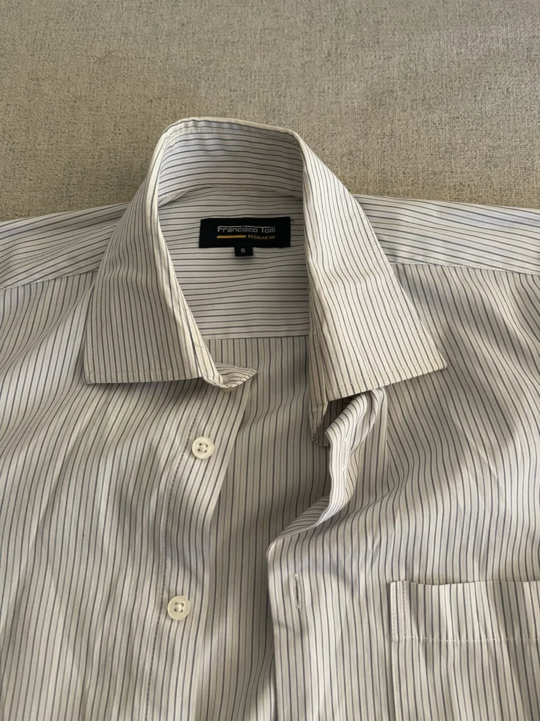 Francisco Tolli Men's Dress Shirt, Size S thumbnail