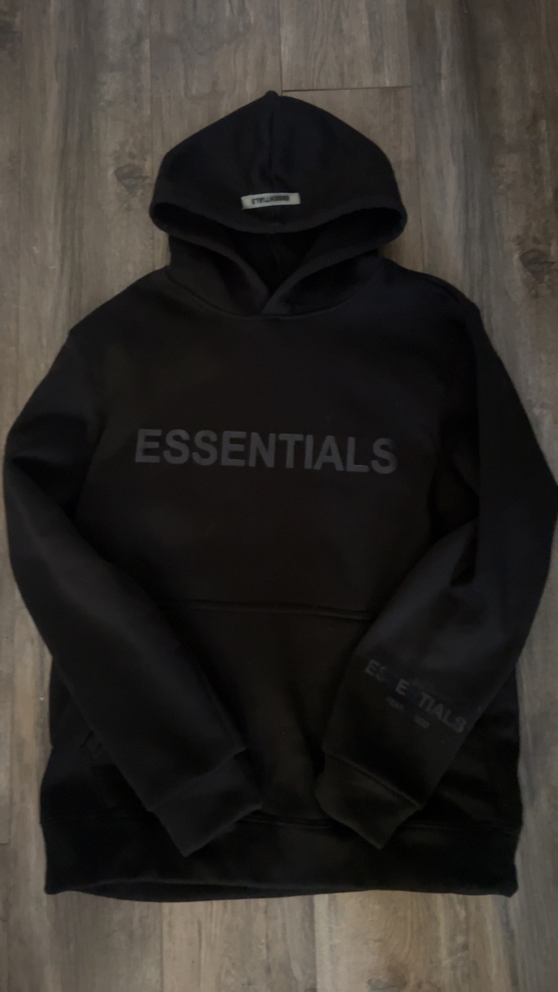 Essentials Black Hoodie