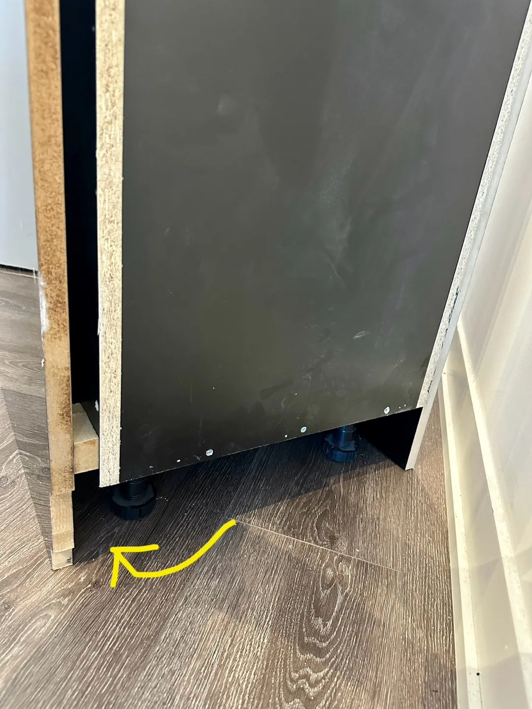 Brand new - Two shelves Black Cabinet image indicator(5)