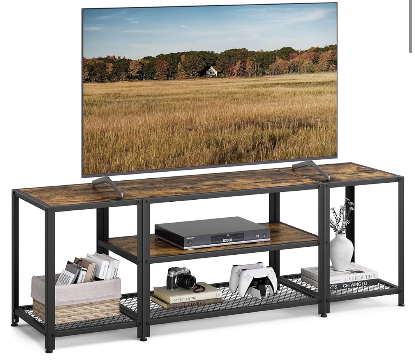 TV Stand with Metal Frame