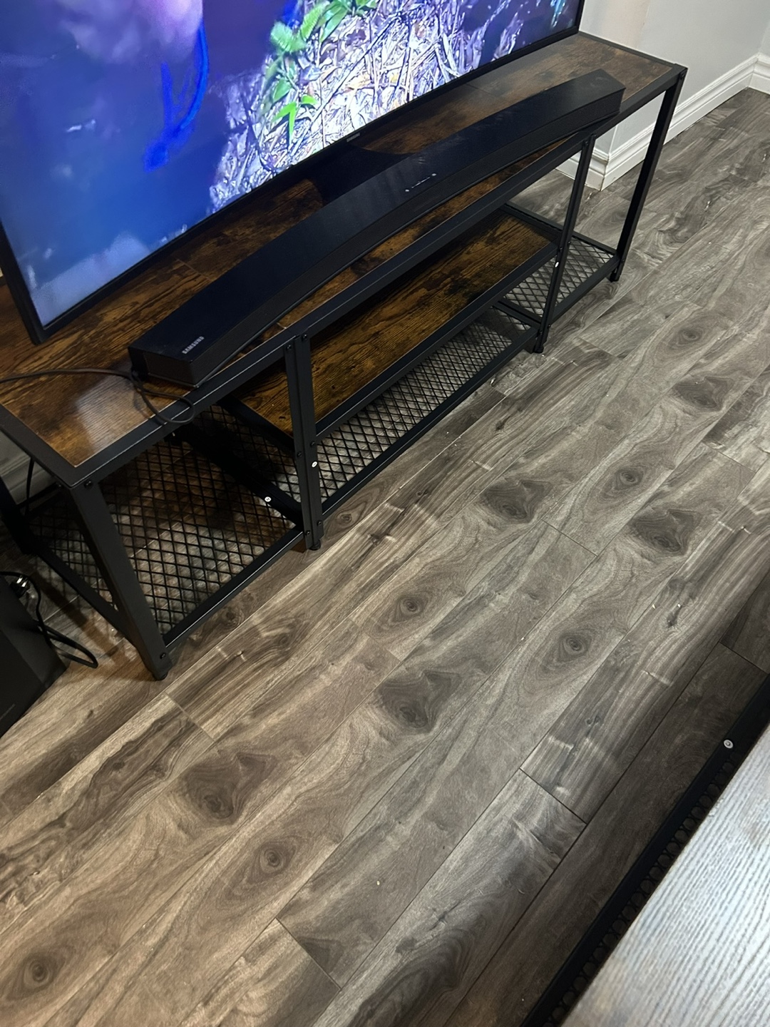 TV Stand with Metal Frame - photo 2