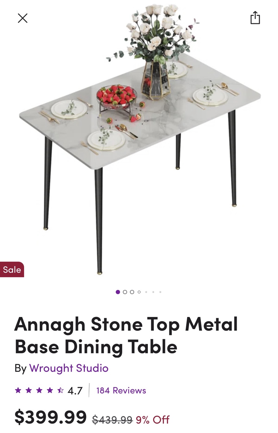Stone Dining Table