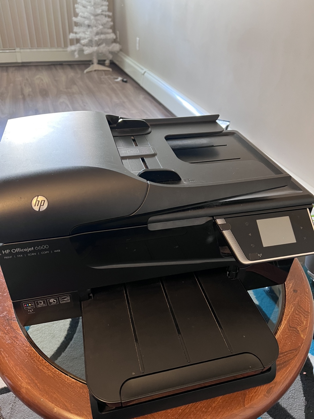 HP Officejet 6600 Printer with replacement cartridges