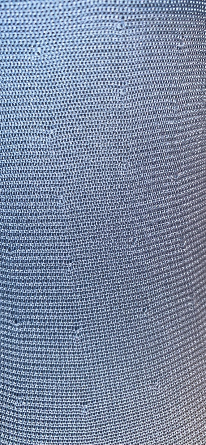 Table Lamp with Blue Fabric Shade - photo 4