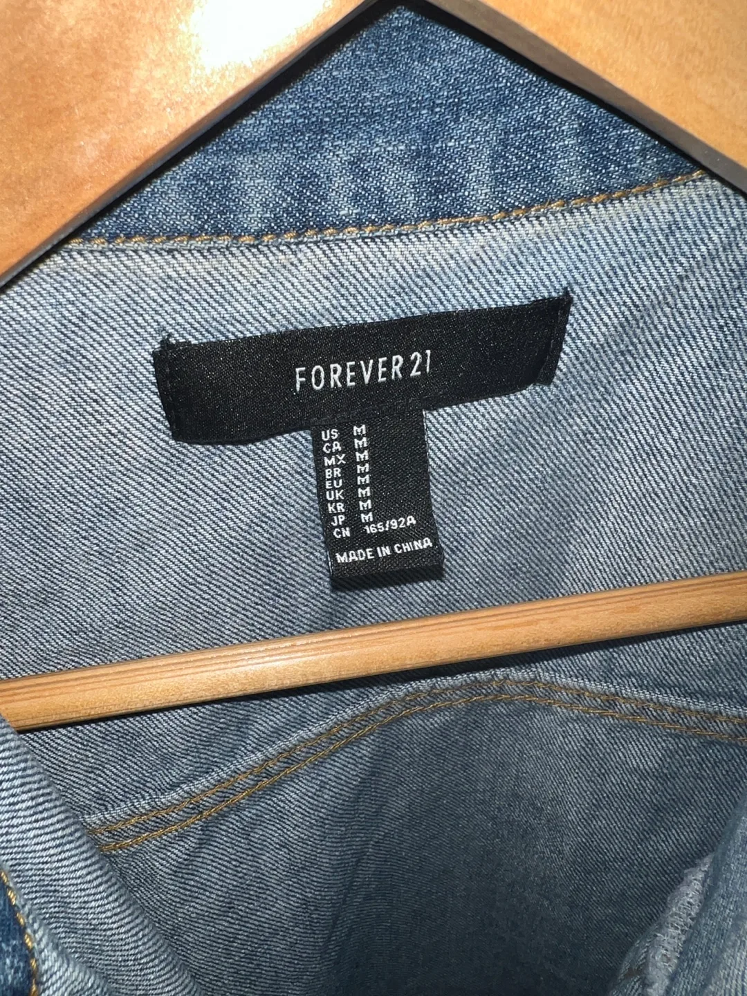 Forever 21 women  Denim Jacket image indicator(4)