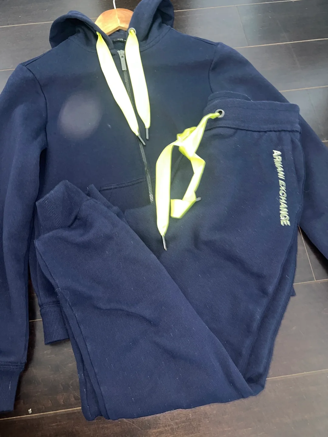 Armani Exchange Blue Hoodie and Sweatpants Set image indicator(6)