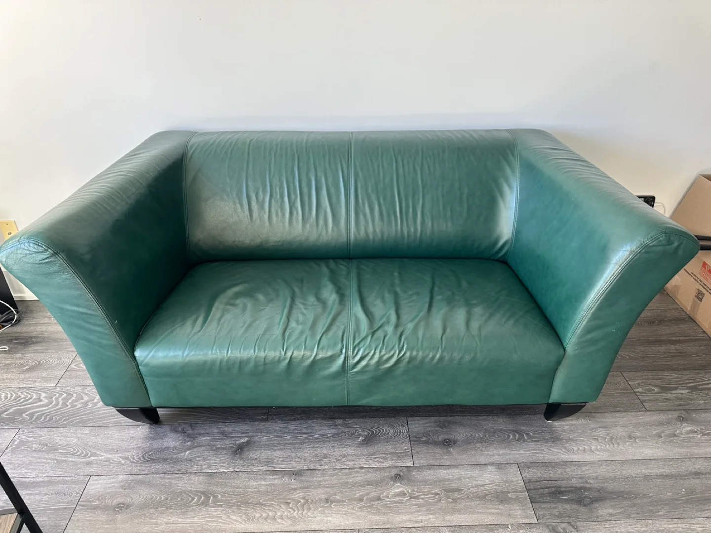 Green Leather Couch thumbnail