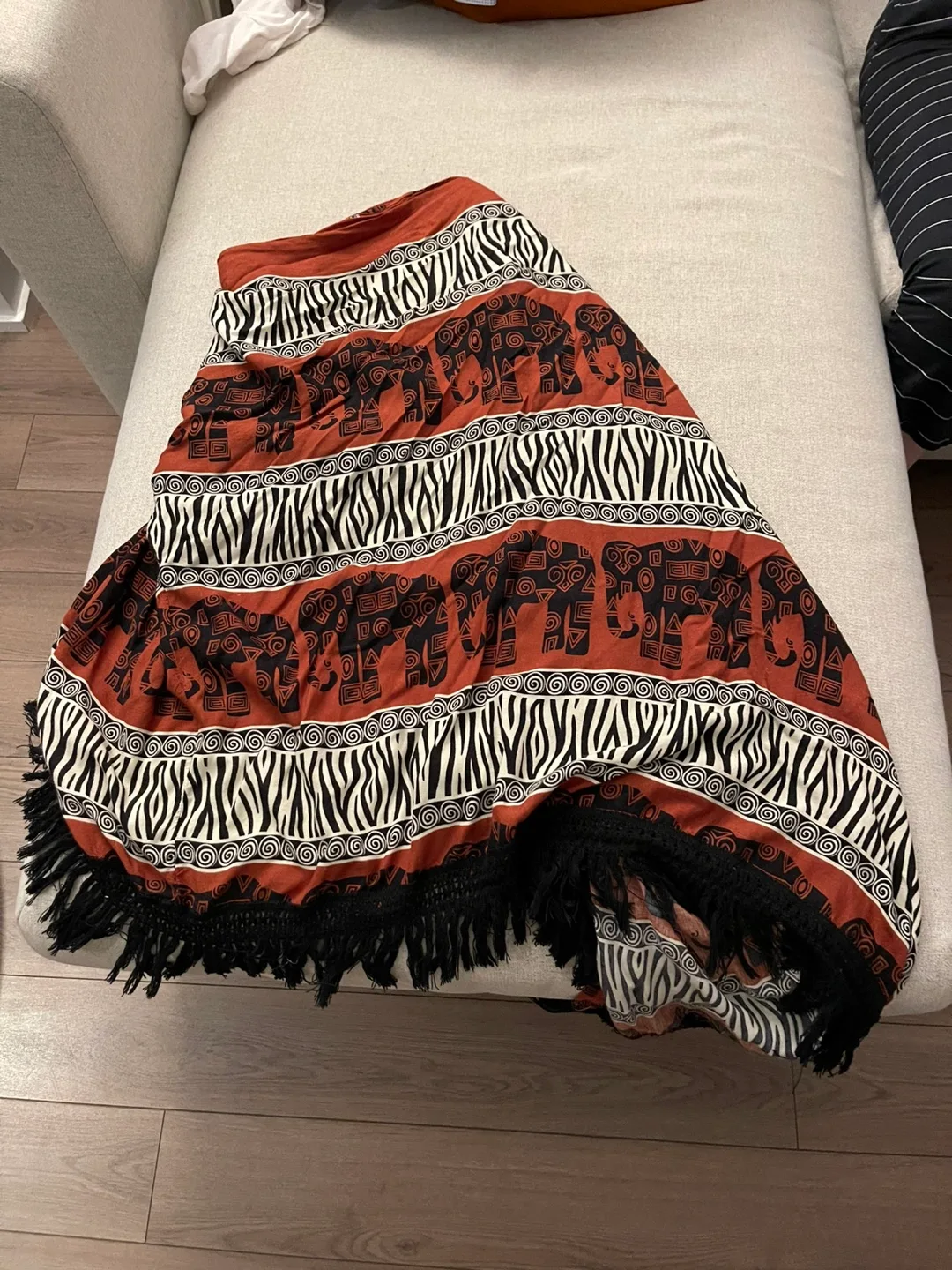 Kimono with African Elephant Print thumbnail