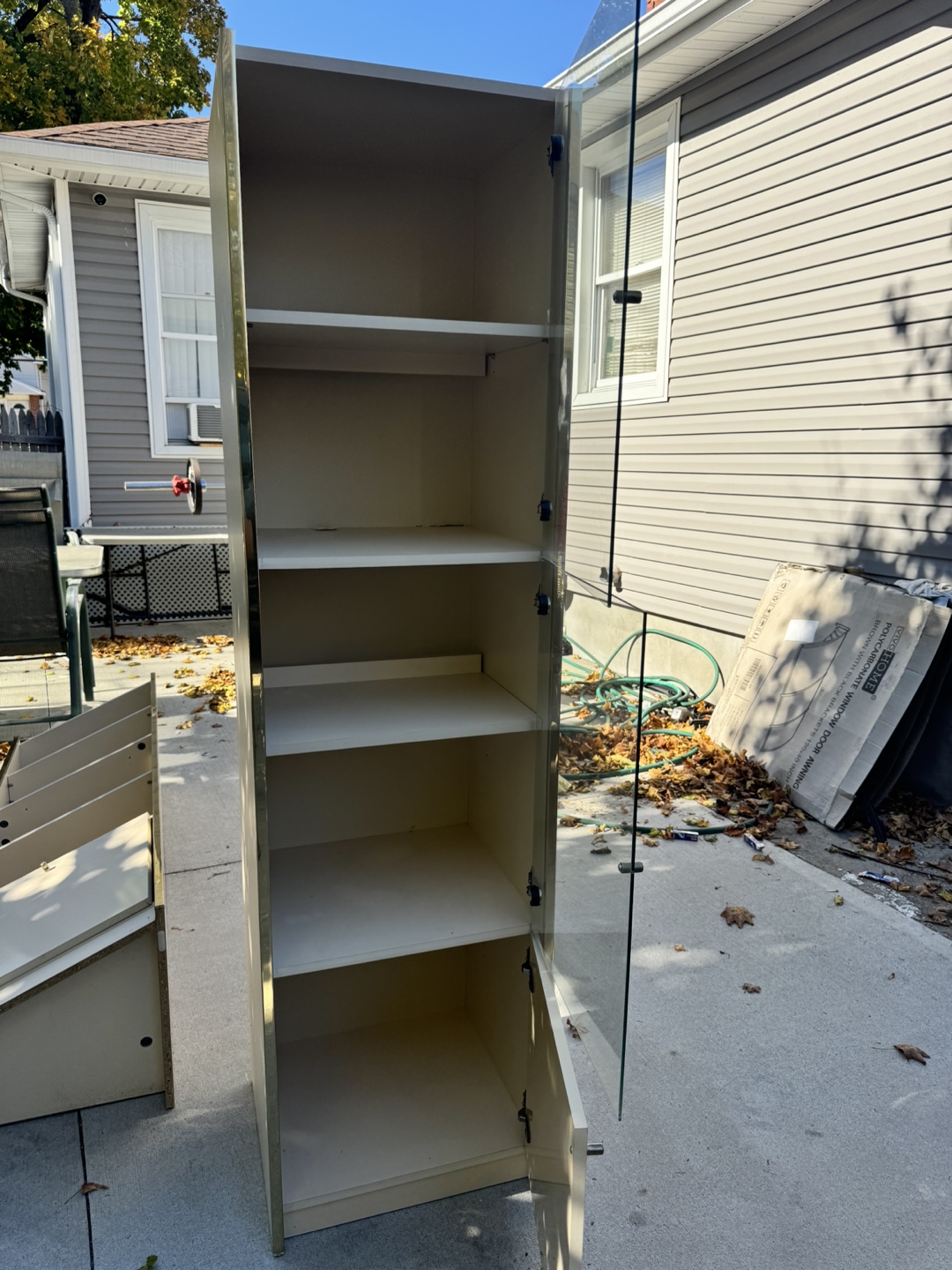 Tall Cabinet with Glass Doors - photo 2