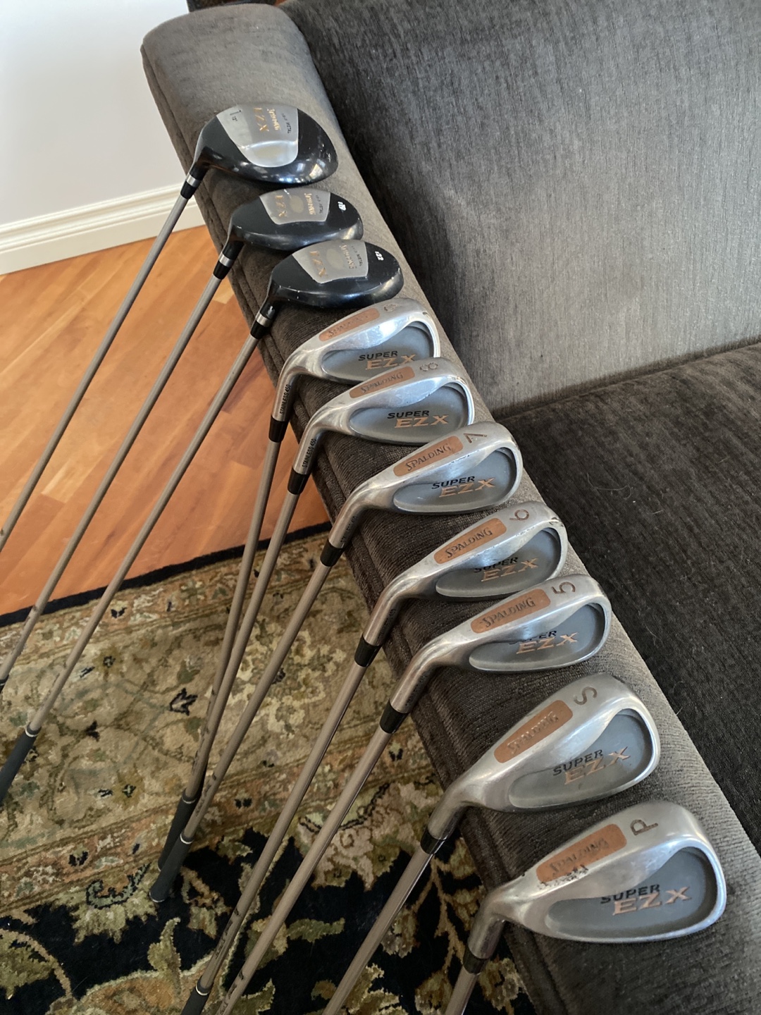 Set of Spalding Super EZX Golf Clubs (Men’s Left)