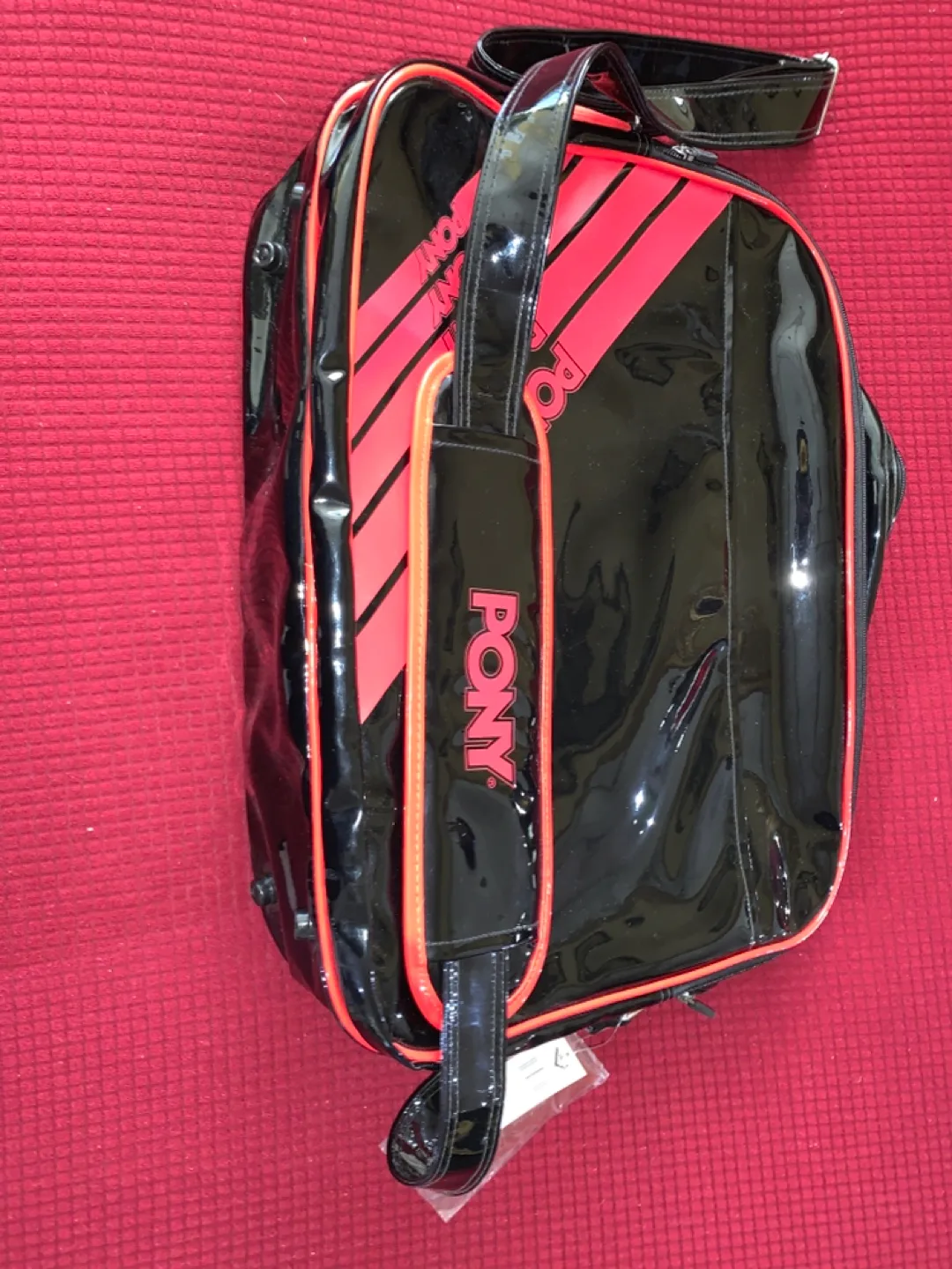 Vintage Pony Black and Red Gym Bag image indicator(2)