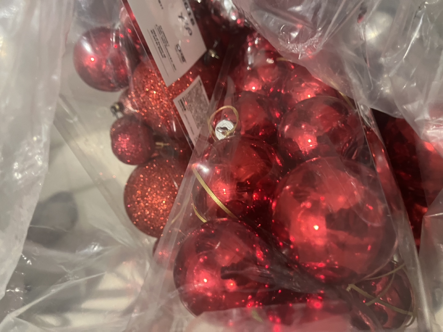 Red and Silver Christmas Ornaments - photo 2