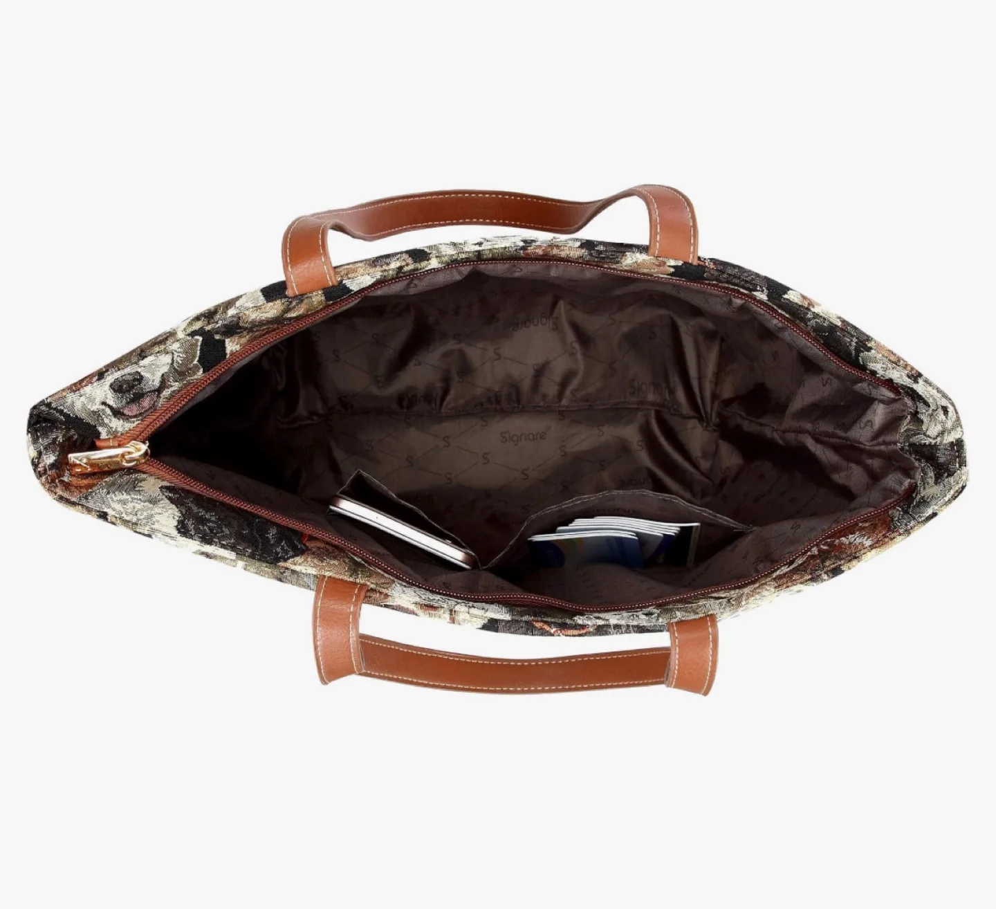 Dog Patterned Tote Bag image indicator(2)