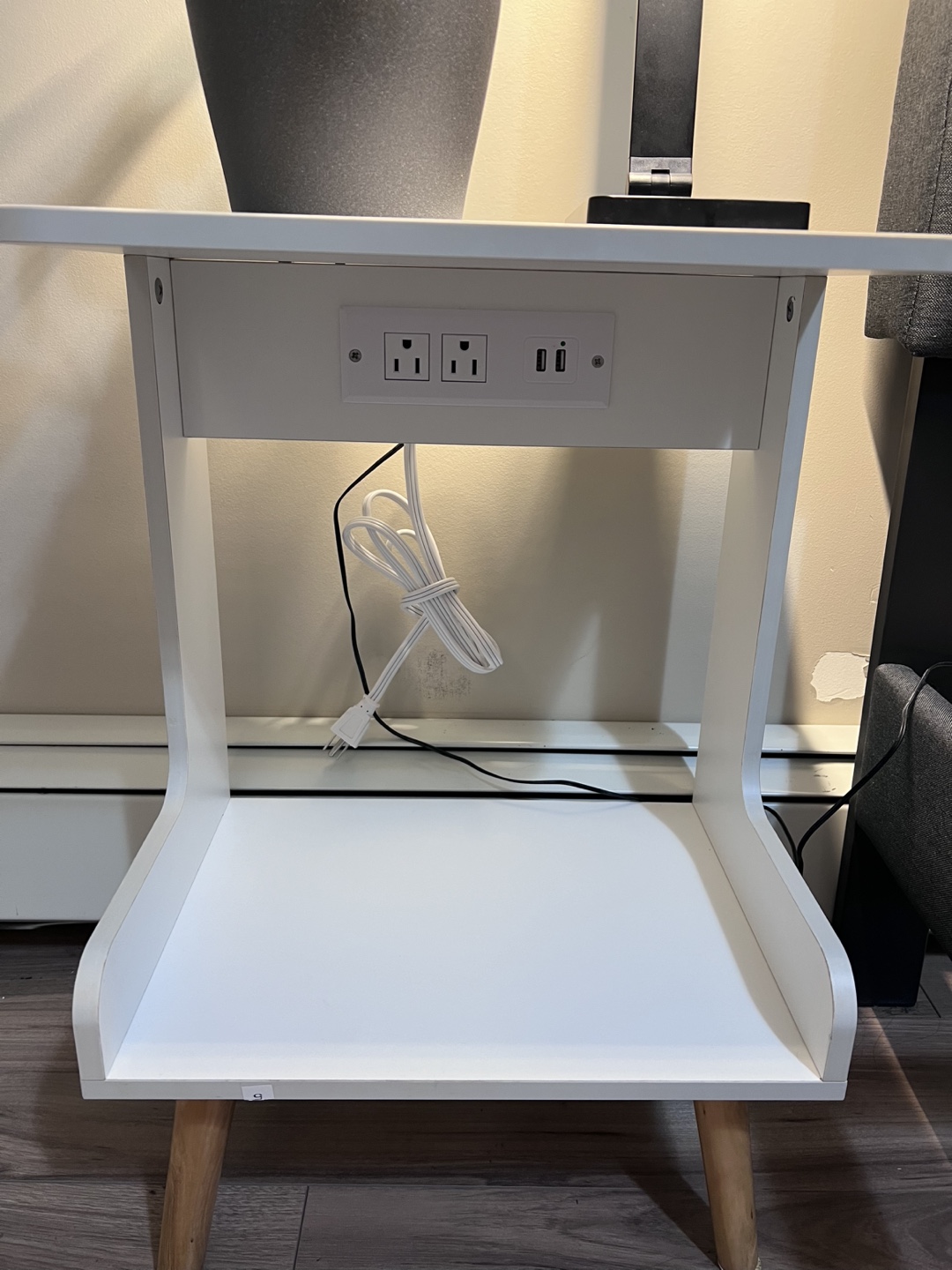 2x Nightstands with Outlets and USB Ports - photo 4
