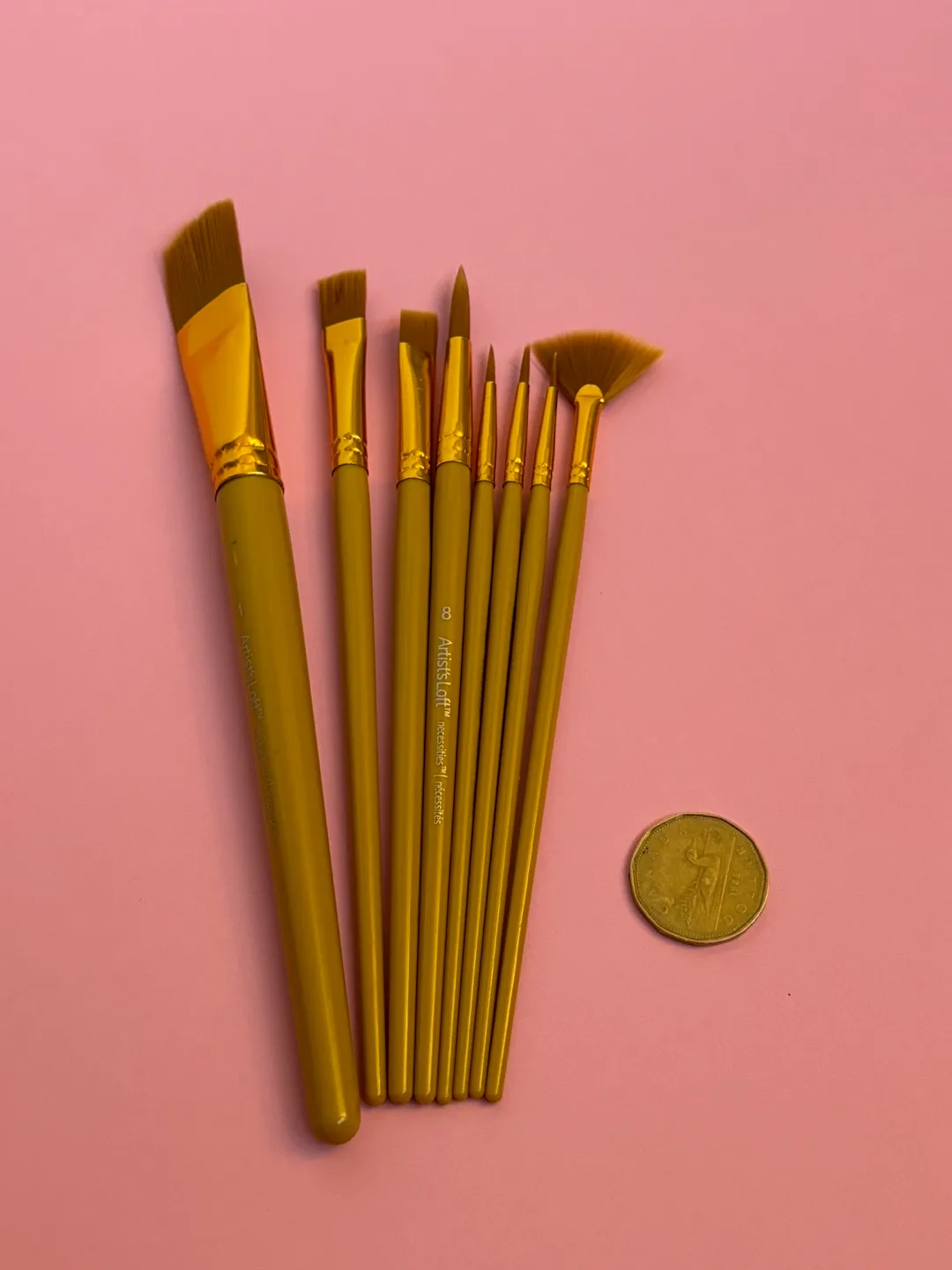 44 pcs Artist's Loft Paint Brushes image indicator(8)