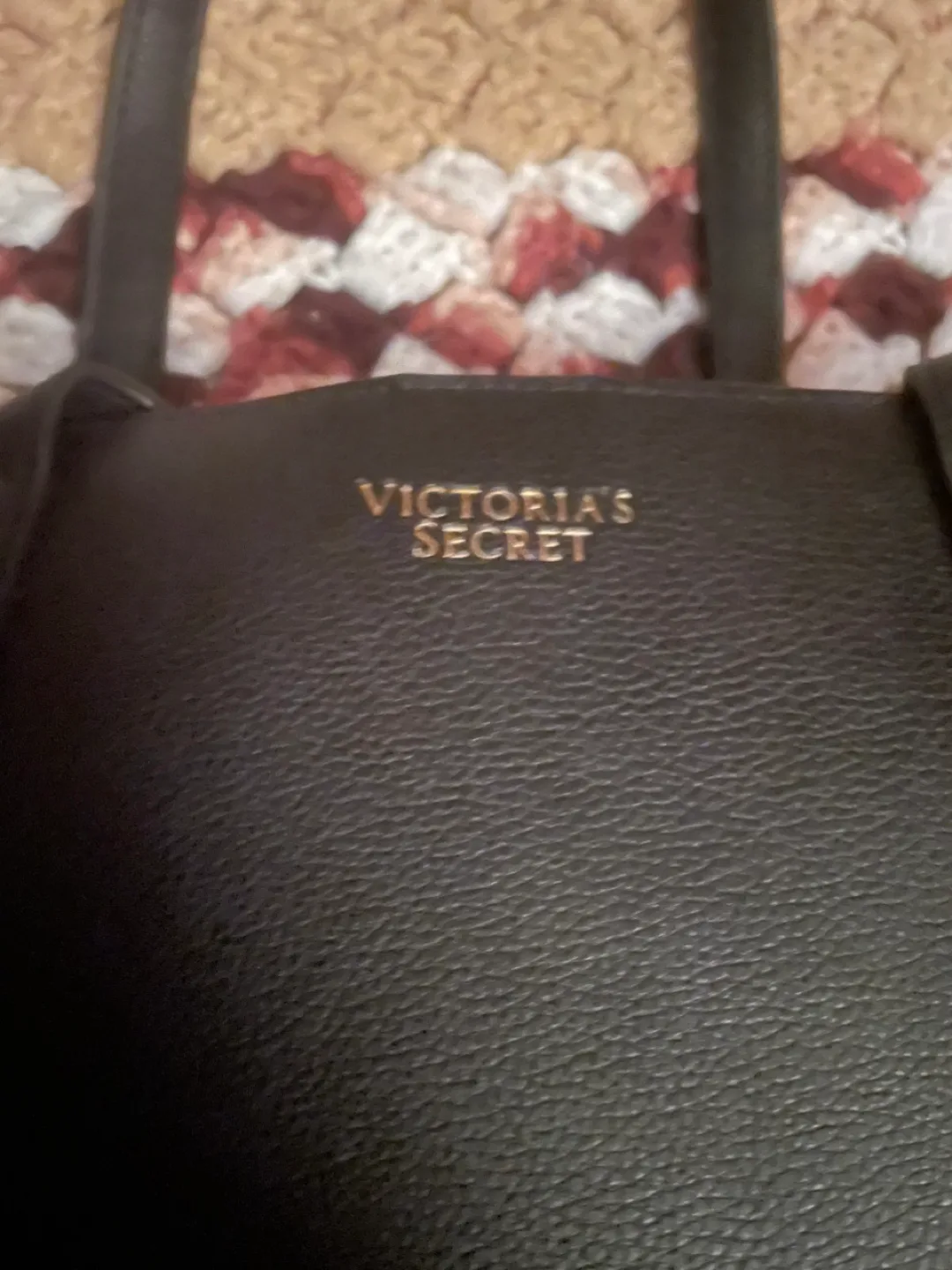 Victoria's Secret Black Tote Bag thumbnail