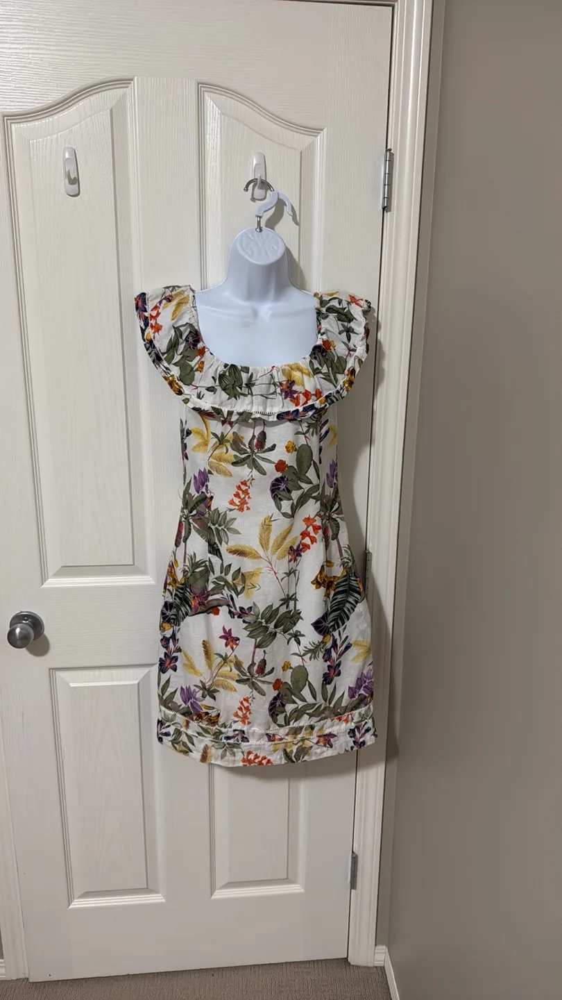 IVANKA TRUMP Floral Cotton Dress thumbnail