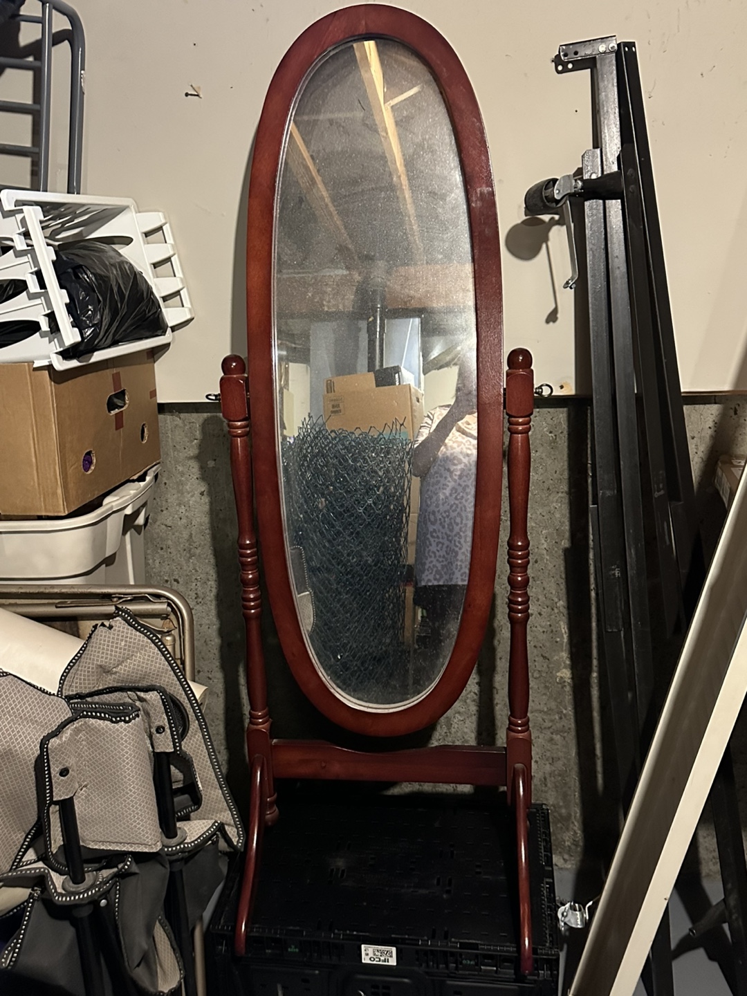 Full-length standing mirror - photo 2