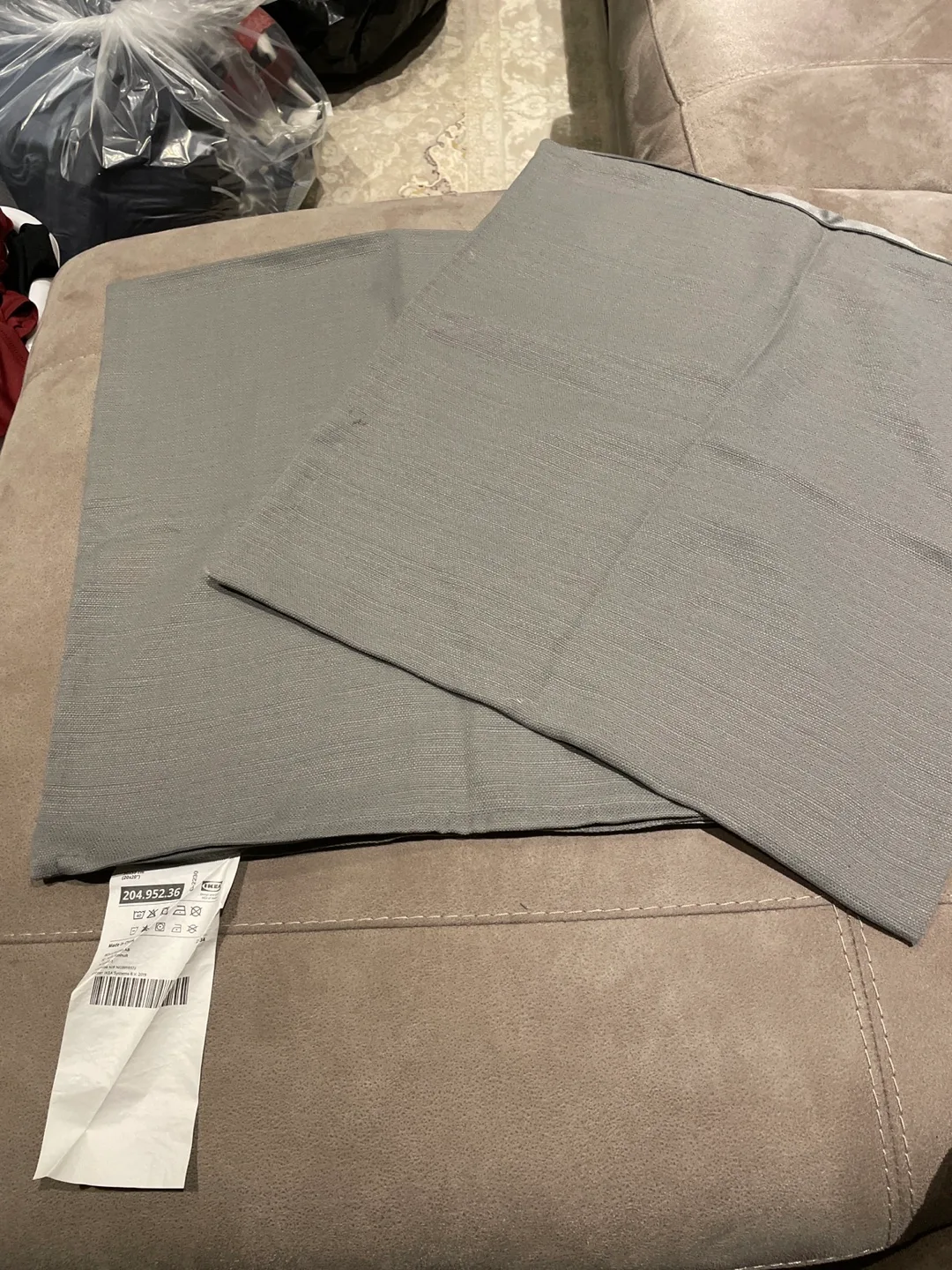 IKEA Grey Cushion Covers image indicator(2)