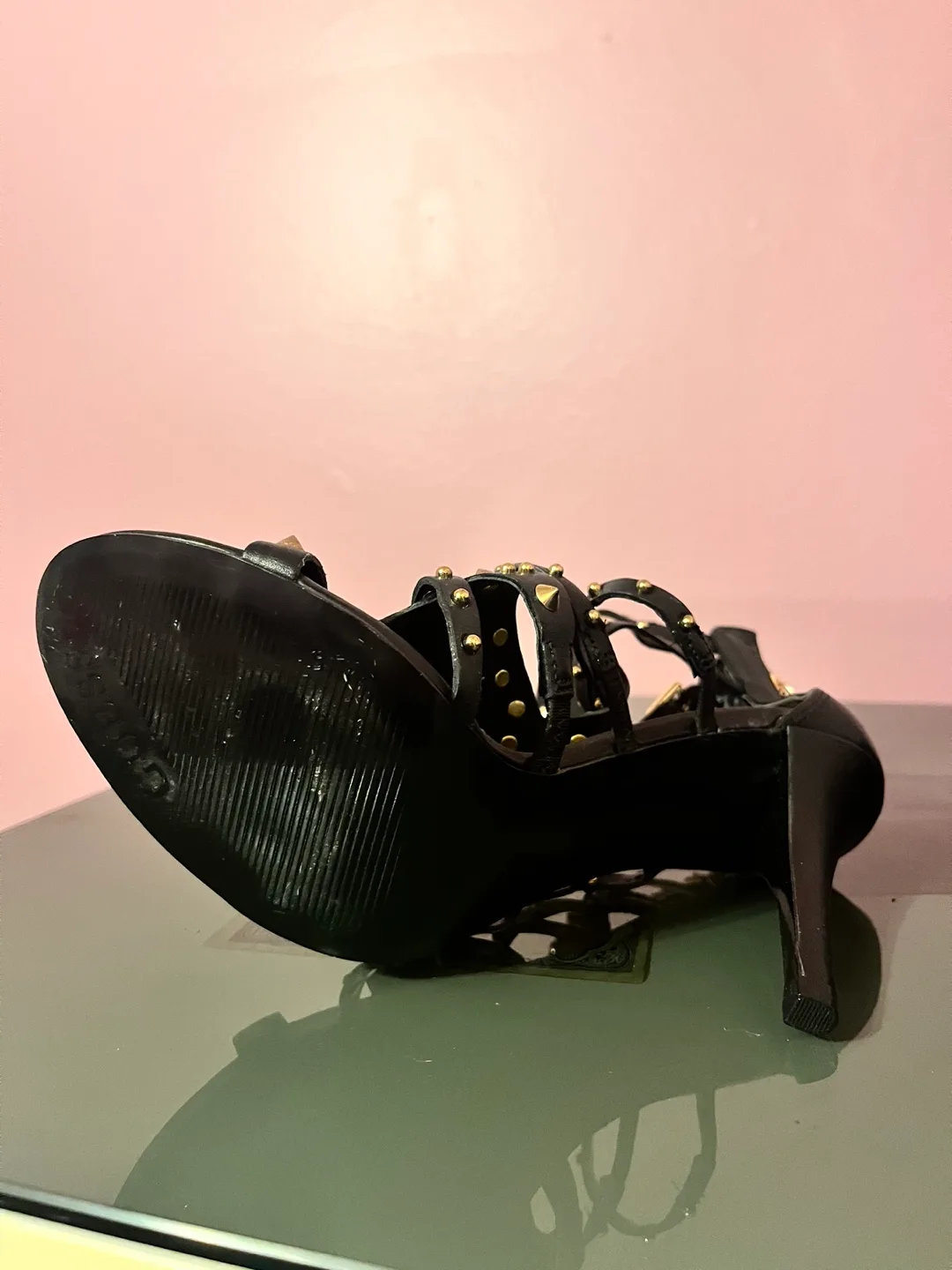Guess Black Studded Heels (New Price) image indicator(5)