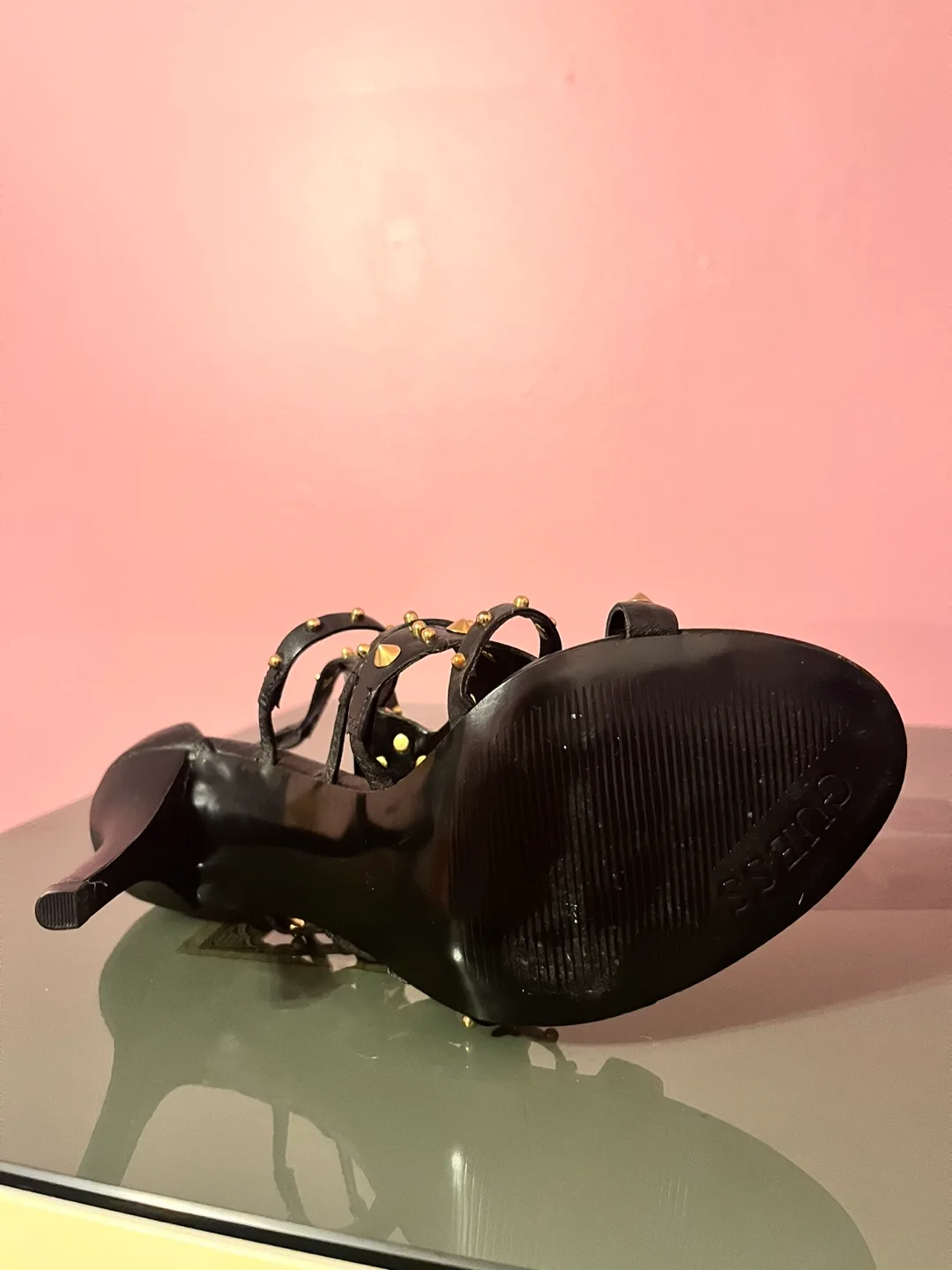 Guess Black Studded Heels (New Price) image indicator(4)