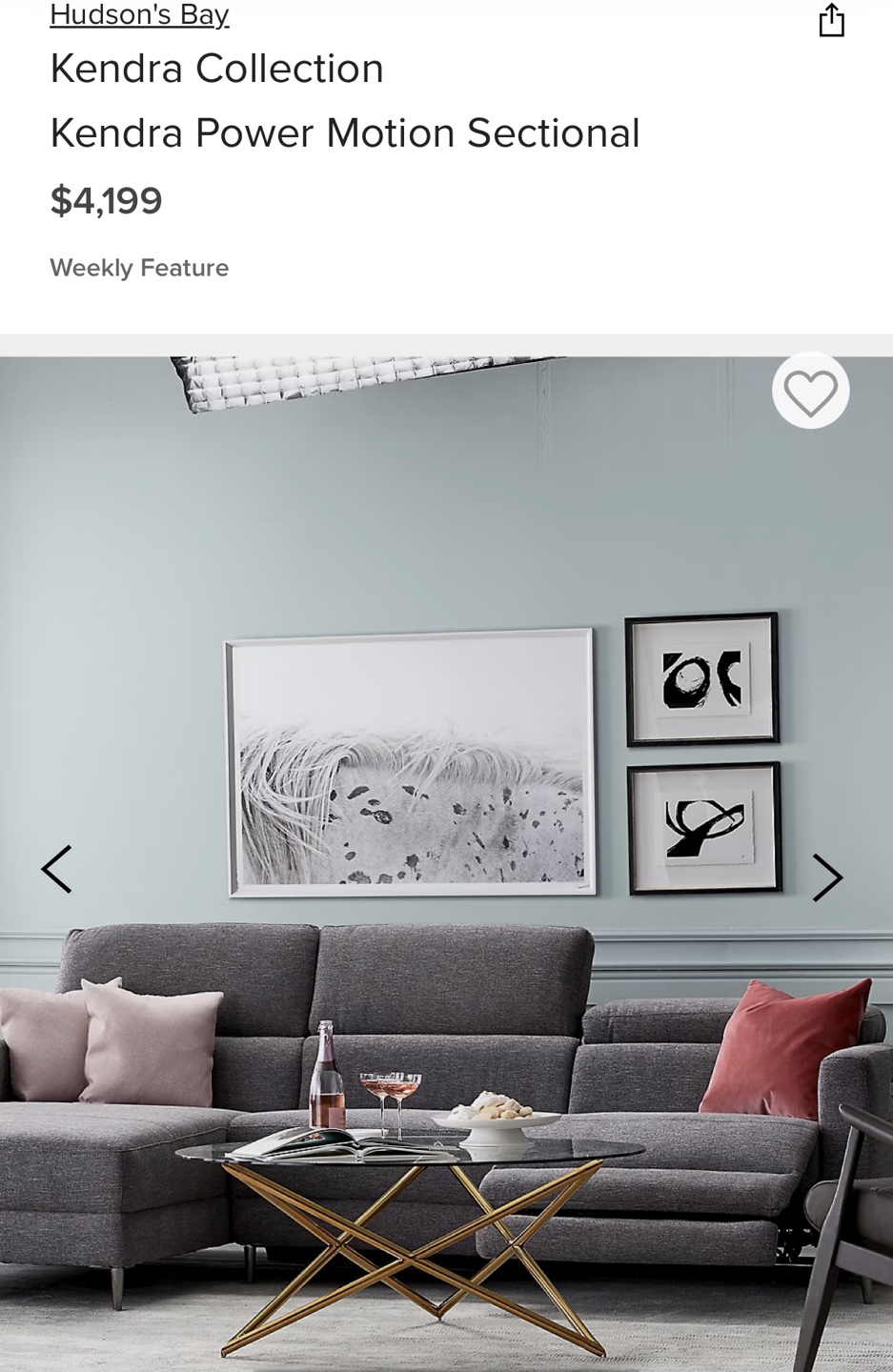 Kendra Collection Power Motion Sectional - photo 2