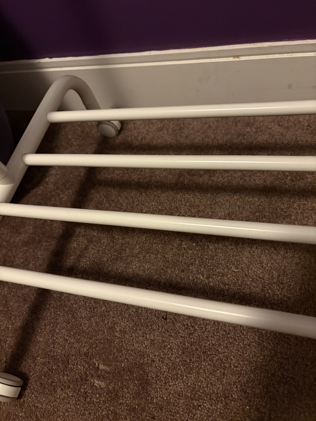 IKEA White Rolling Clothes Rack - photo 4