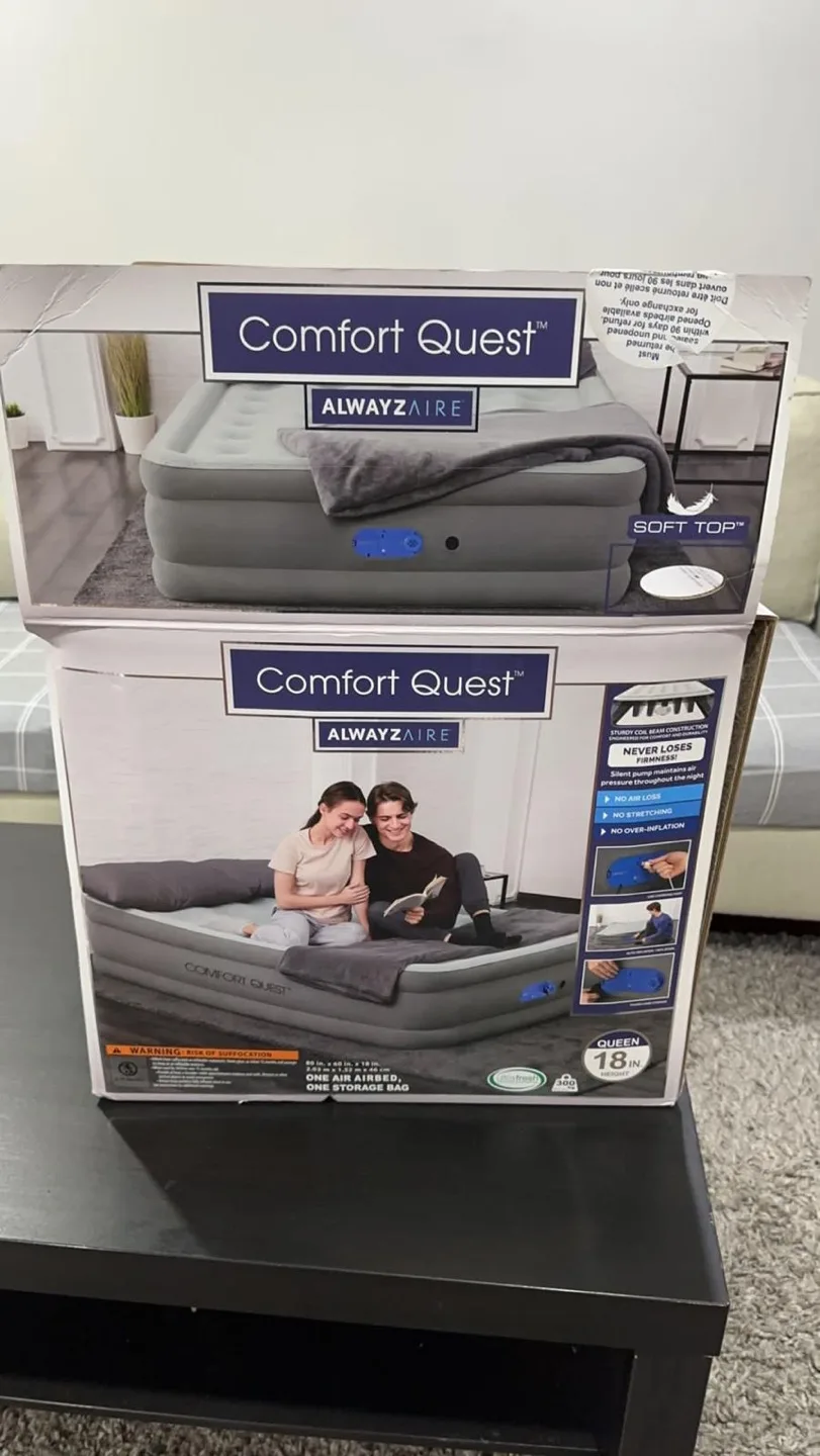 Comfort Quest Queen Air Mattress thumbnail