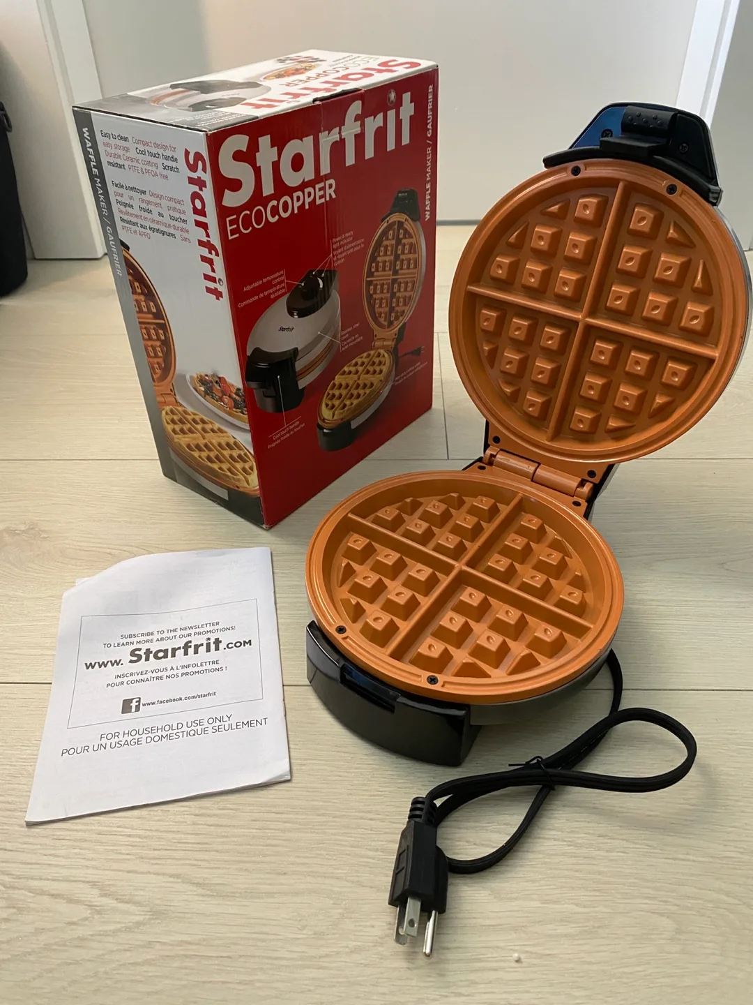 Starfrit Ecocopper Waffle Maker image indicator(2)