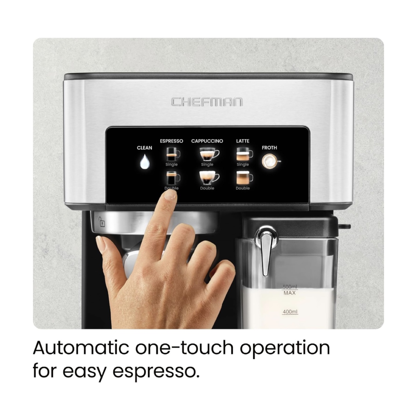 Chefman Espresso Machine, with Powerful 15-Bar Pump - photo 5