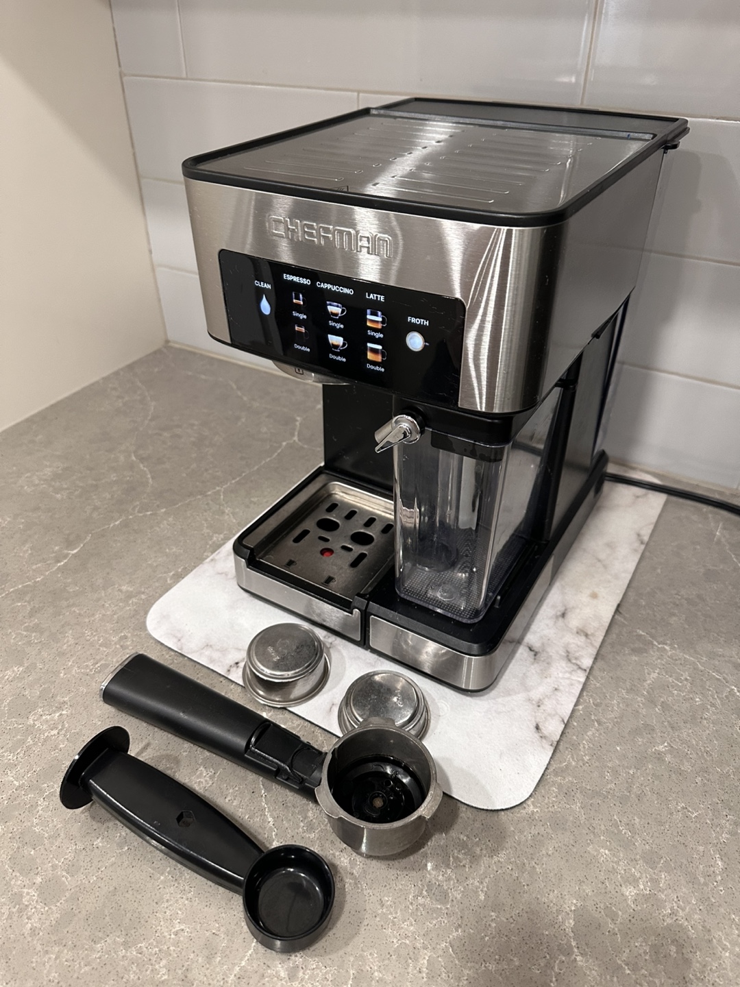 Chefman Espresso Machine, with Powerful 15-Bar Pump