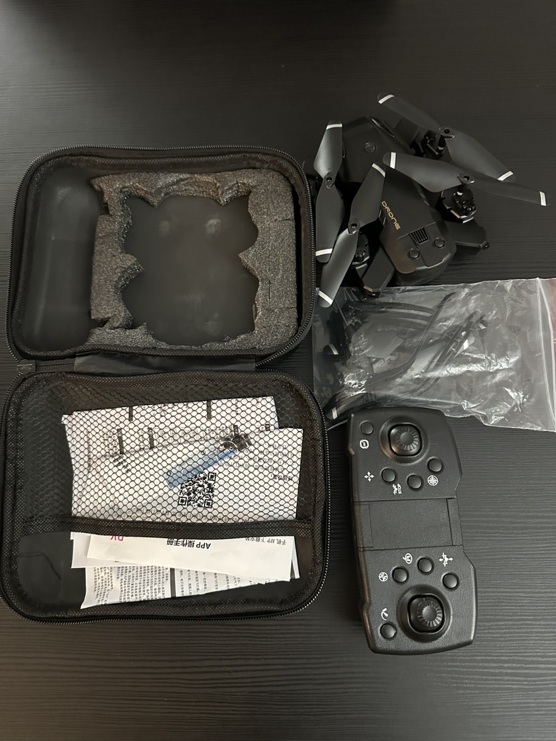 Drone with Controller & Carrying Case - photo 3