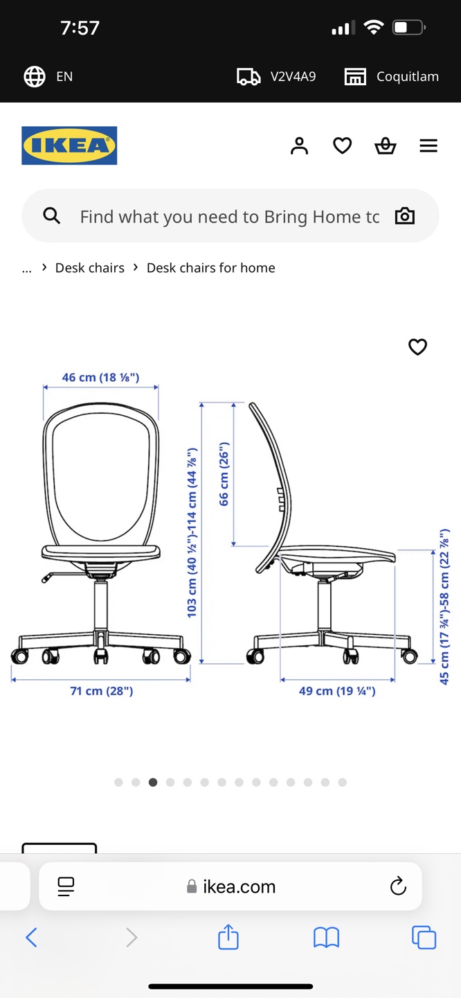 IKEA FLINTAN Office Chair in Beige - photo 4