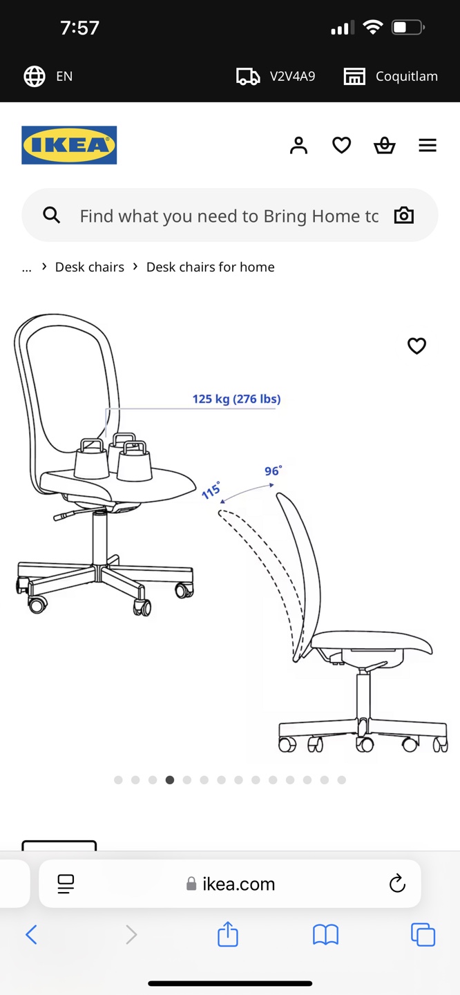 IKEA FLINTAN Office Chair in Beige - photo 5
