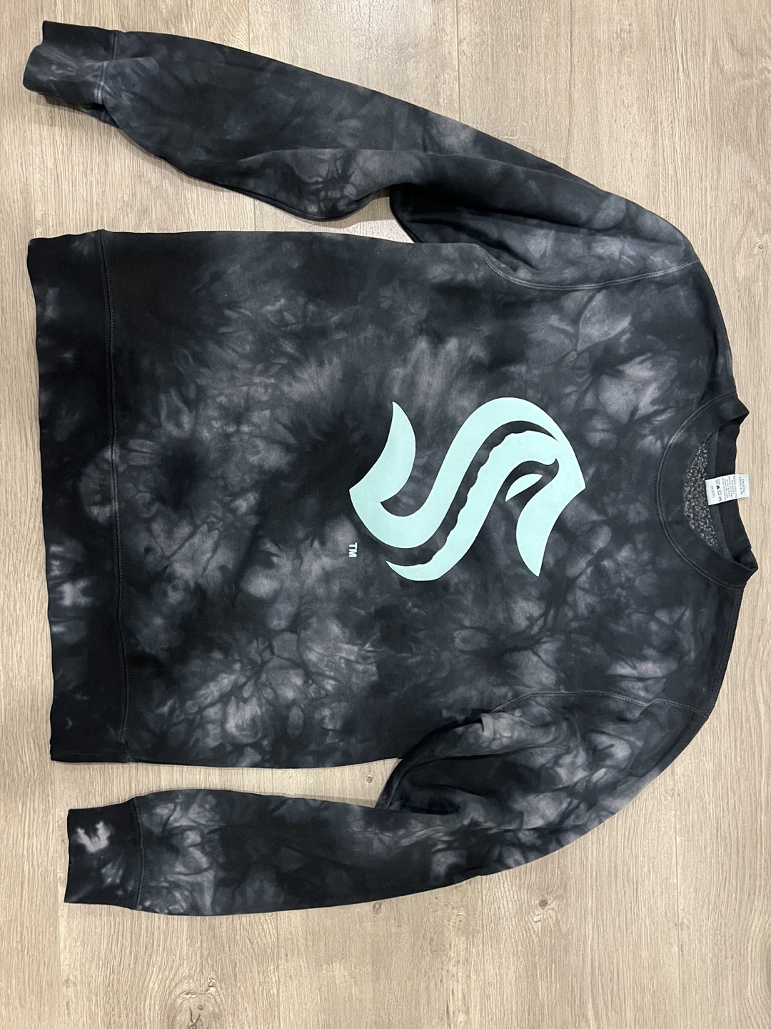 NHL Seattle Kraken  Tie Dye  Crewneck Sweatshirt S / Small - photo 2