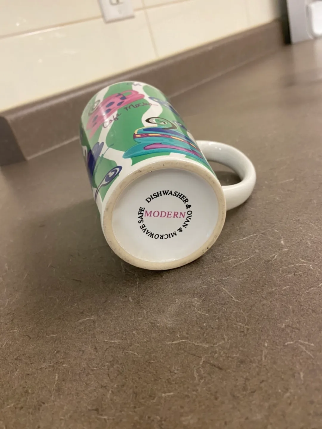 Tall Coffee Mug with Coffee Design image indicator(3)