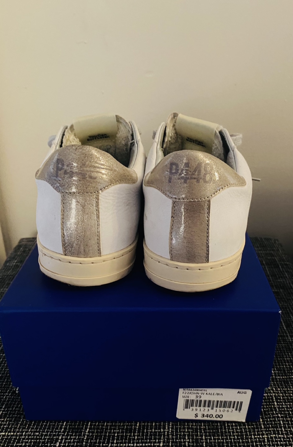 P448 White Leather Sneakers - photo 4