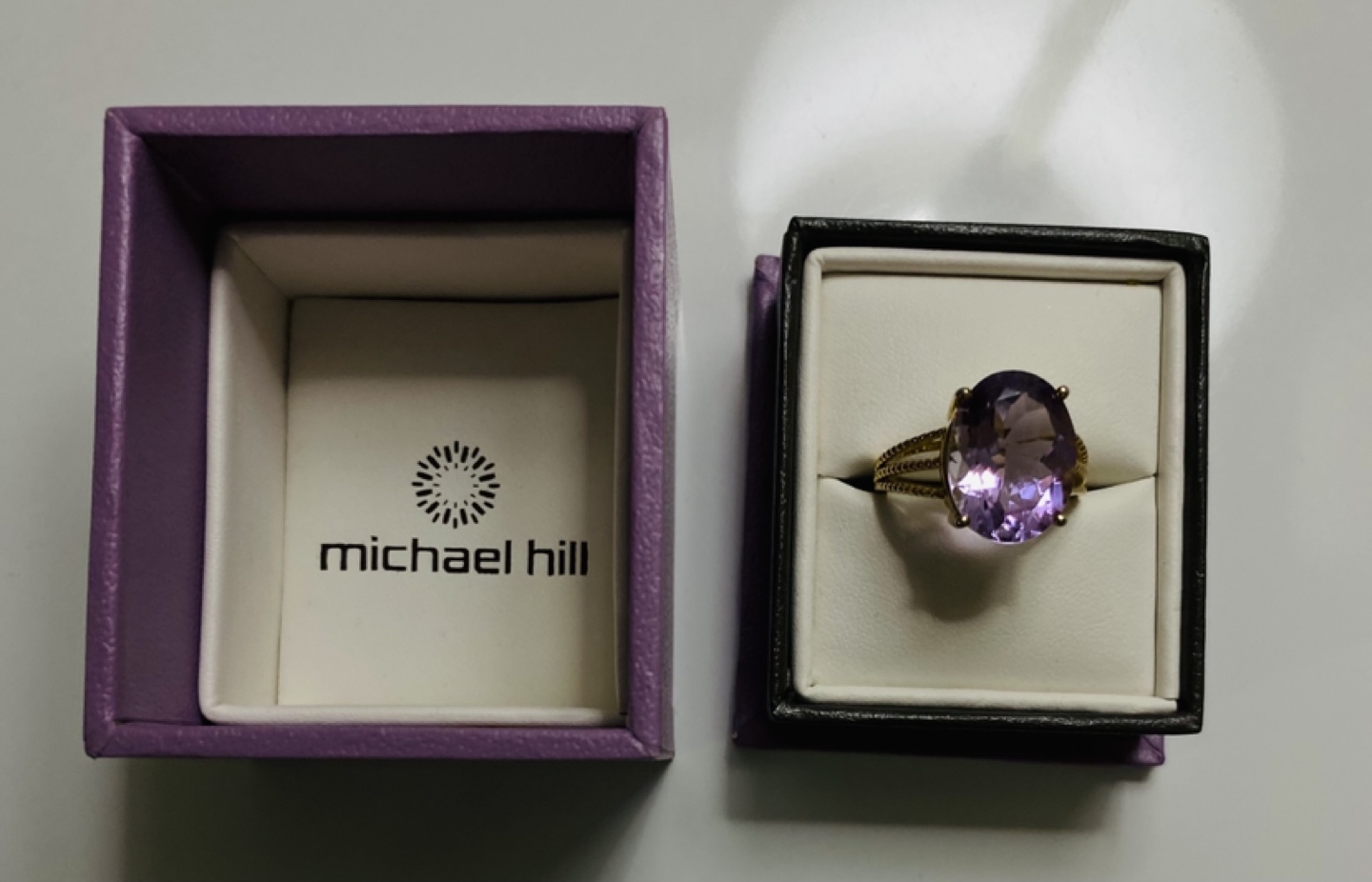 Michael Hill Amethyst Ring-size 7