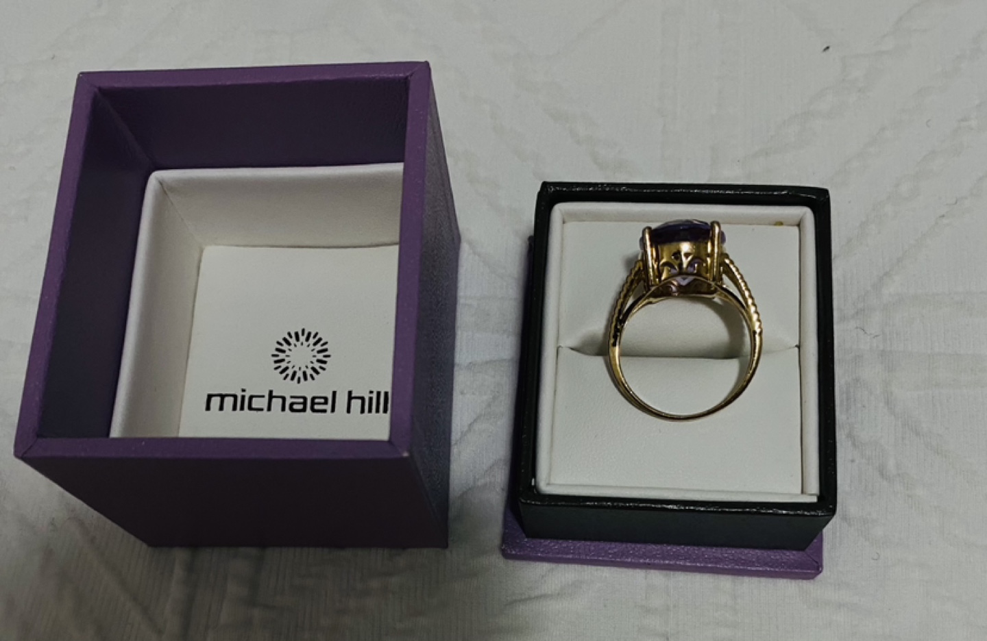 Michael Hill Amethyst Ring-size 7 - photo 2