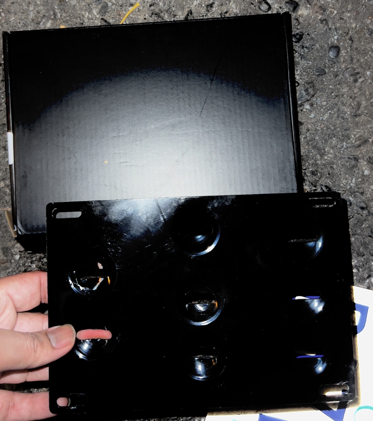 a2z License Plate Side Mount Relocator Tow Hook Holder.