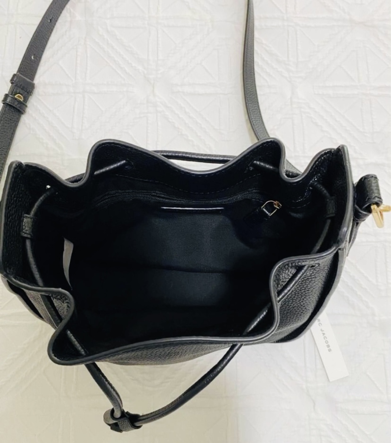 Marc Jacobs Black Leather Bucket Bag~NEW - photo 2