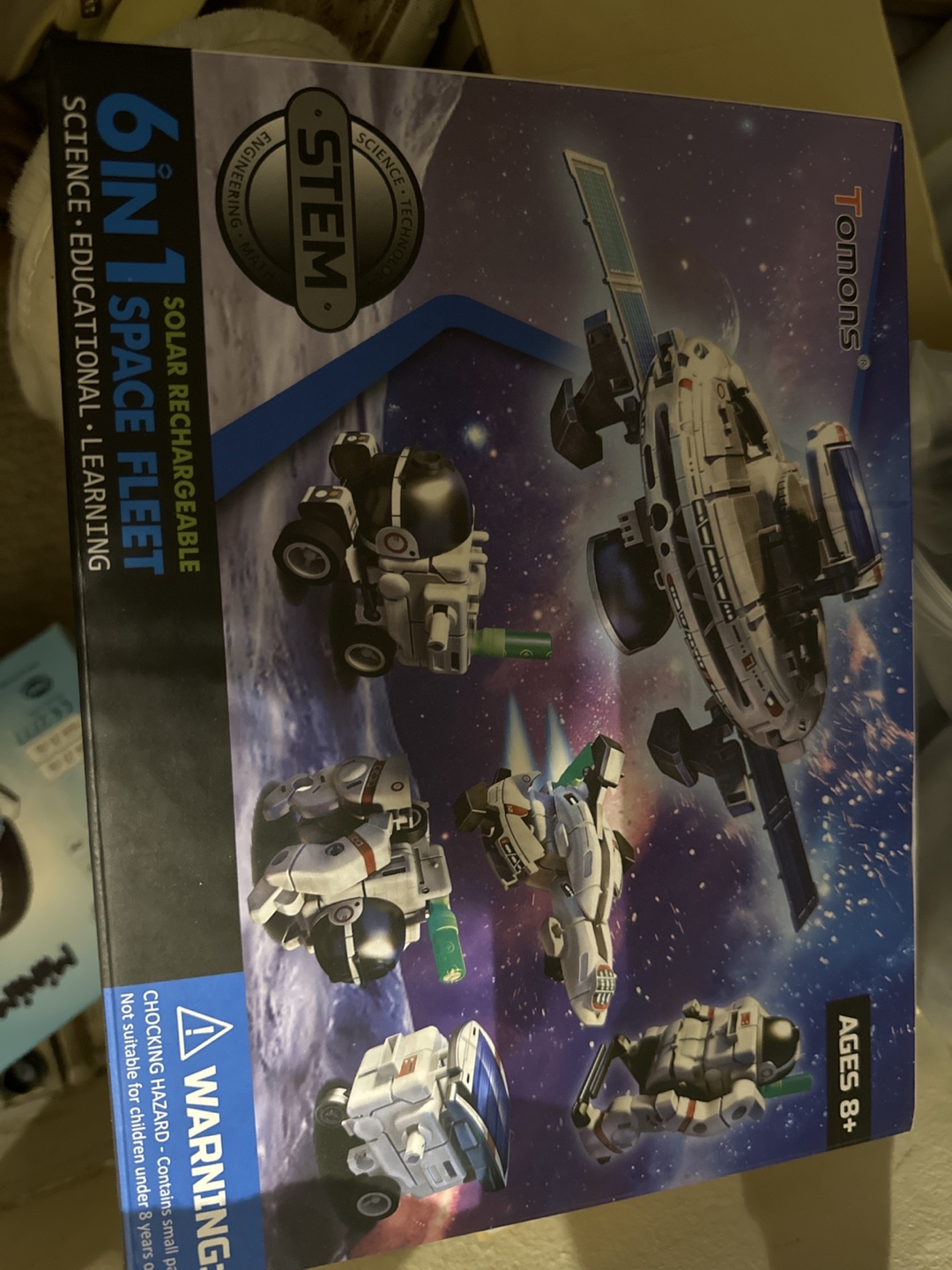 6 in 1 Space Fleet Solar Rechargeable STEM Toy