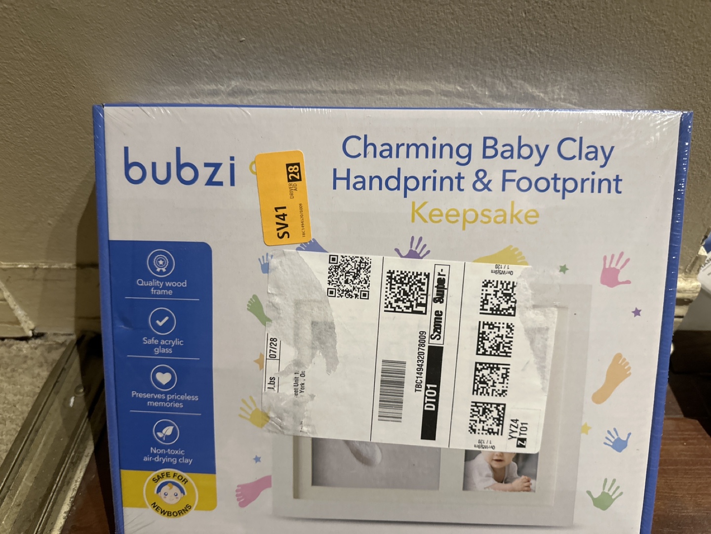 Baby Clay Handprint & Footprint Keepsake