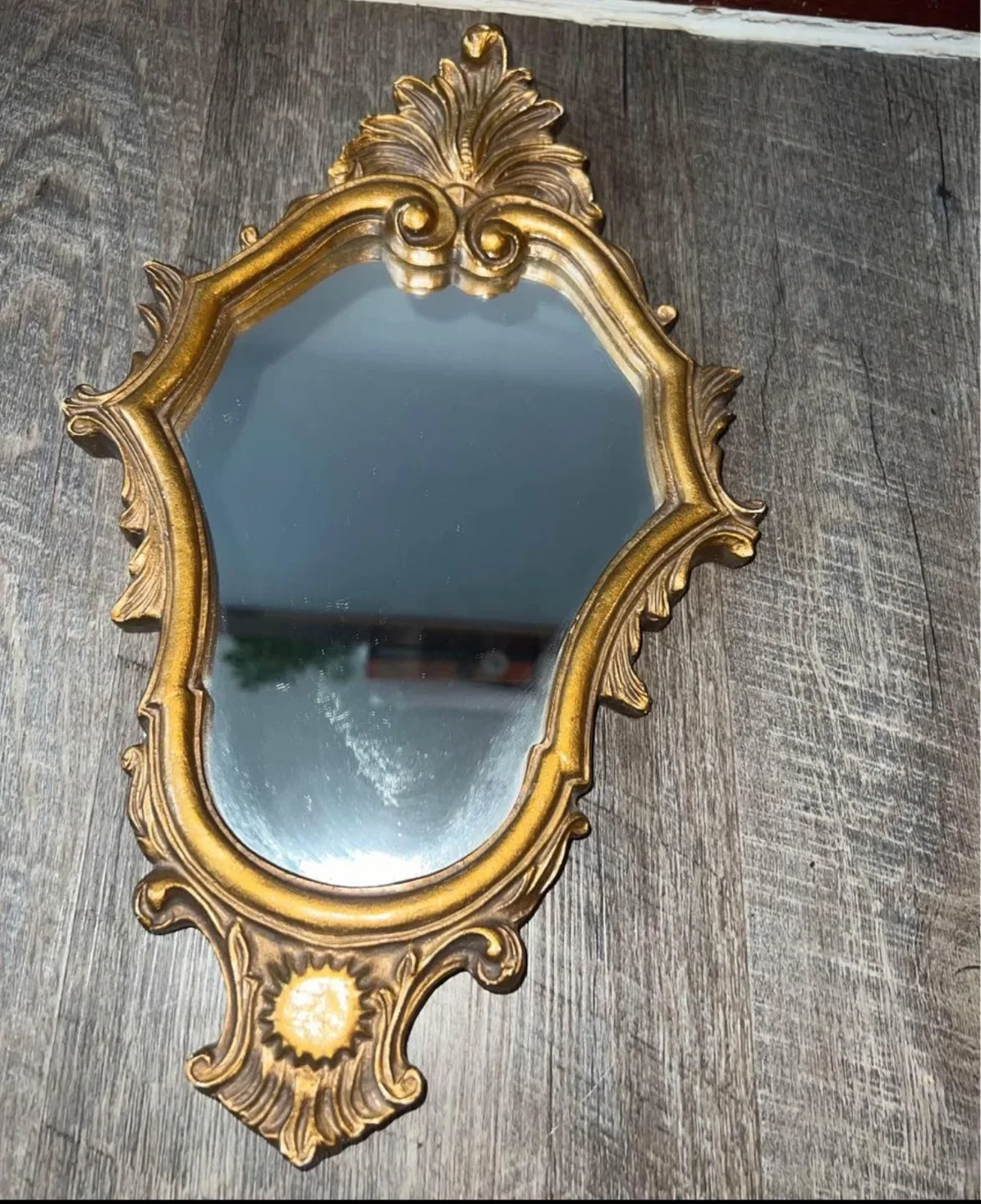 Gold Ornate Wall Mirror thumbnail