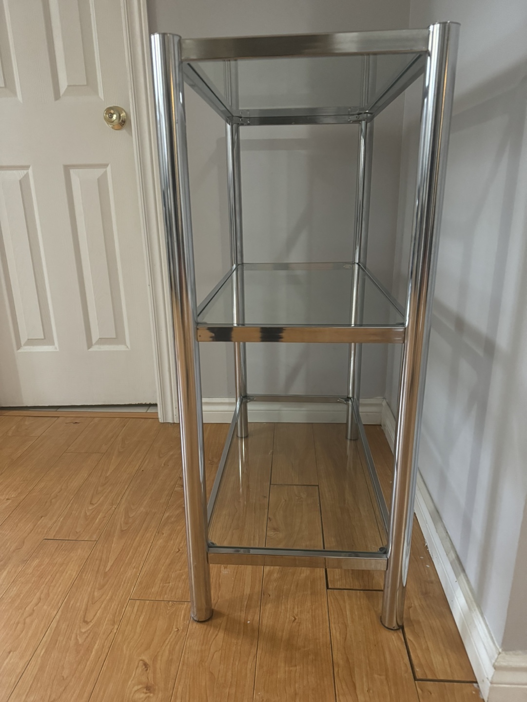 Three Tier Glass Shelf Unit - photo 2